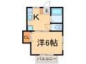 青木ハイツの間取図