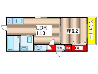 間取図 ルーチェ嵯峨