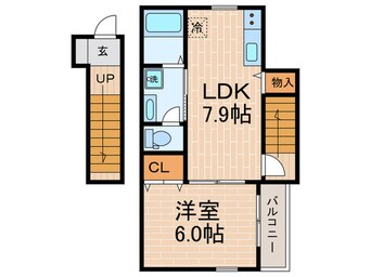 間取図 ウエスト　ウッド