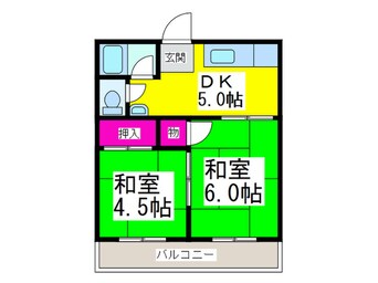 間取図 ハイツ山本Ｂ棟