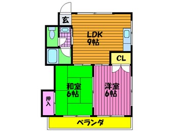 間取図 東洋プラザしろきた