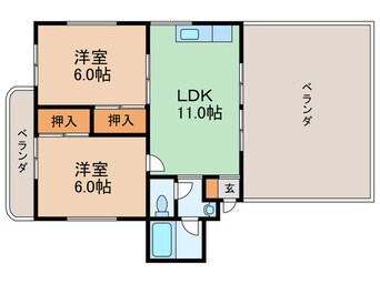 間取図 東洋プラザしろきた