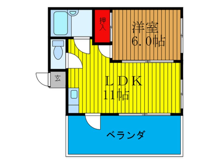 間取図 東洋プラザしろきた