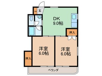 間取図 東洋プラザしろきた