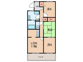 間取図 桃山台コート