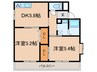 ルネット 2DKの間取り