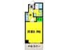 堺グリ－ンプラザ 1Kの間取り