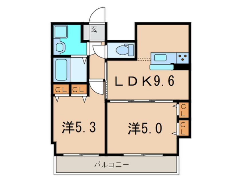 間取図 Verde西宮