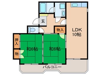 間取図 白川台ステイツ