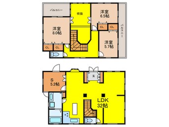 間取図 けやき坂３丁目戸建