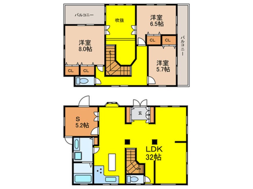 間取図 けやき坂３丁目戸建