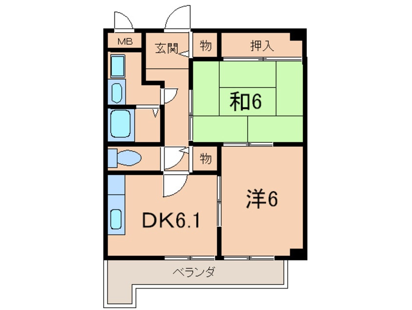 間取図 サン・ルイ・コ－ト