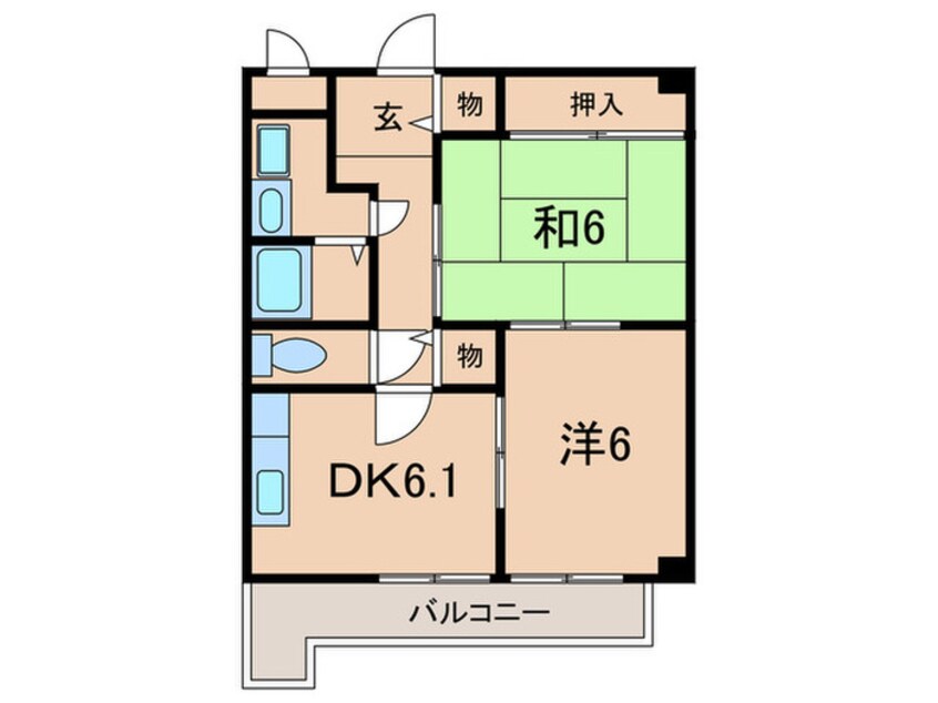 間取図 サン・ルイ・コ－ト