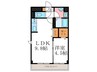 アンプルールフェール樹 1LDKの間取り