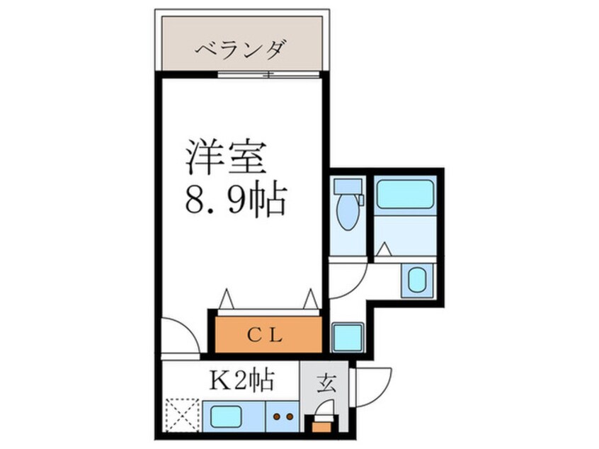 間取図 仮)上京区堀出シ町　新築計画