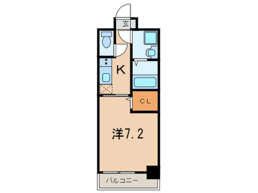 間取図 ラ・シャルム西宮本町