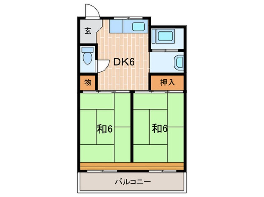 間取図 郷免住宅ビル