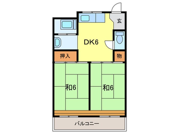 間取り図 郷免住宅ビル
