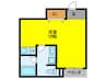 HIRANO HIGASHI APARTMENT 1Rの間取り