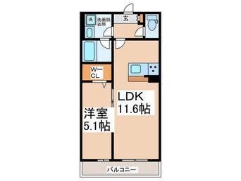 間取図 ボンヌ・シャンス