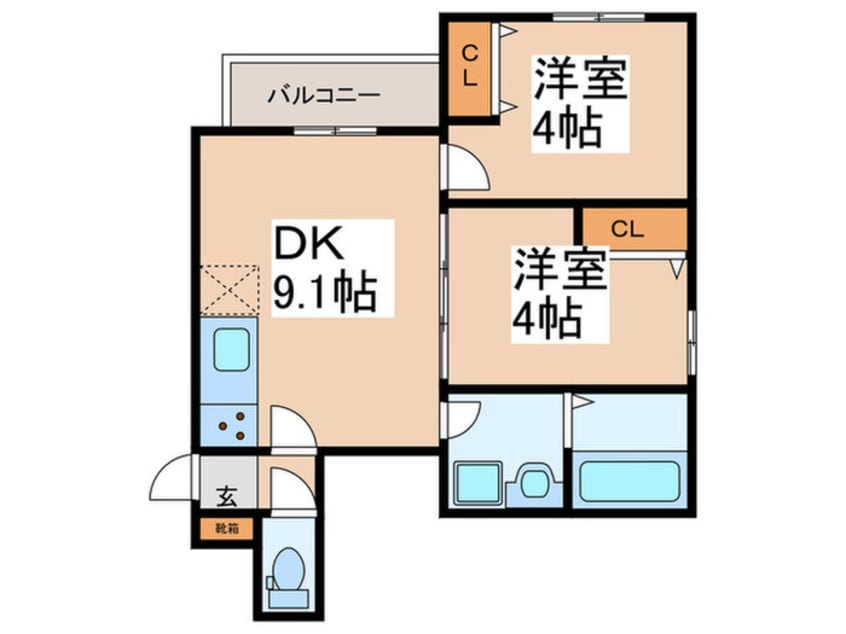 間取図 グランアリア
