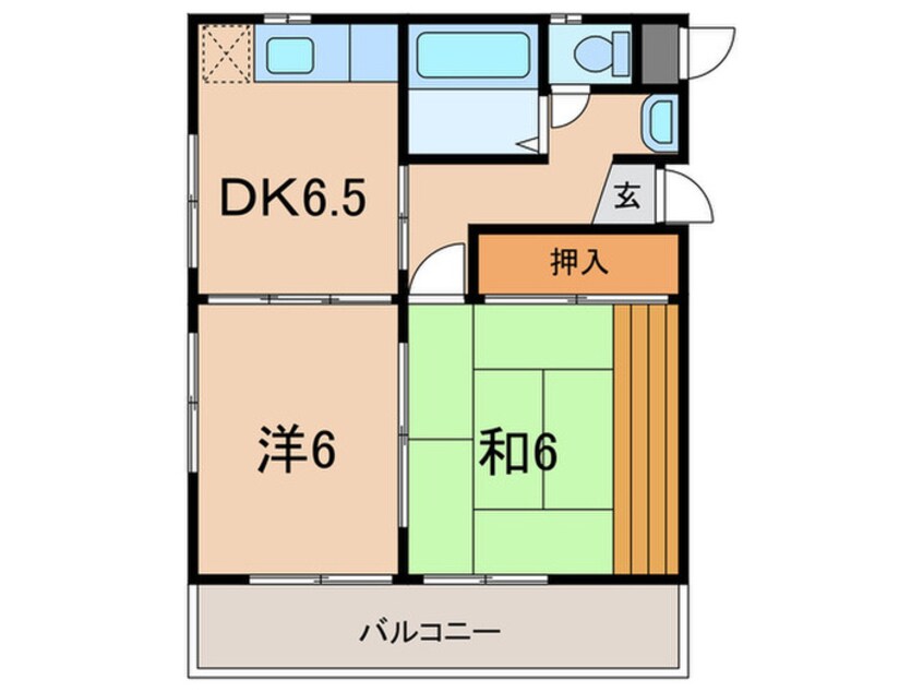間取図 スミユ－香櫨園