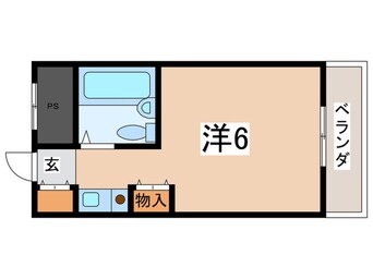 間取図 ネオコート天王寺