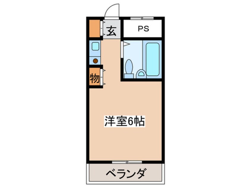 間取図 ネオコート天王寺