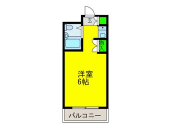 間取図 ネオコート天王寺