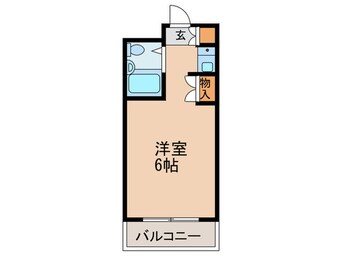 間取図 ネオコート天王寺