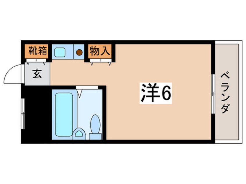 間取図 ネオコート天王寺