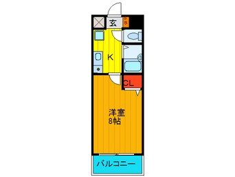 間取図 メリックビルⅡ