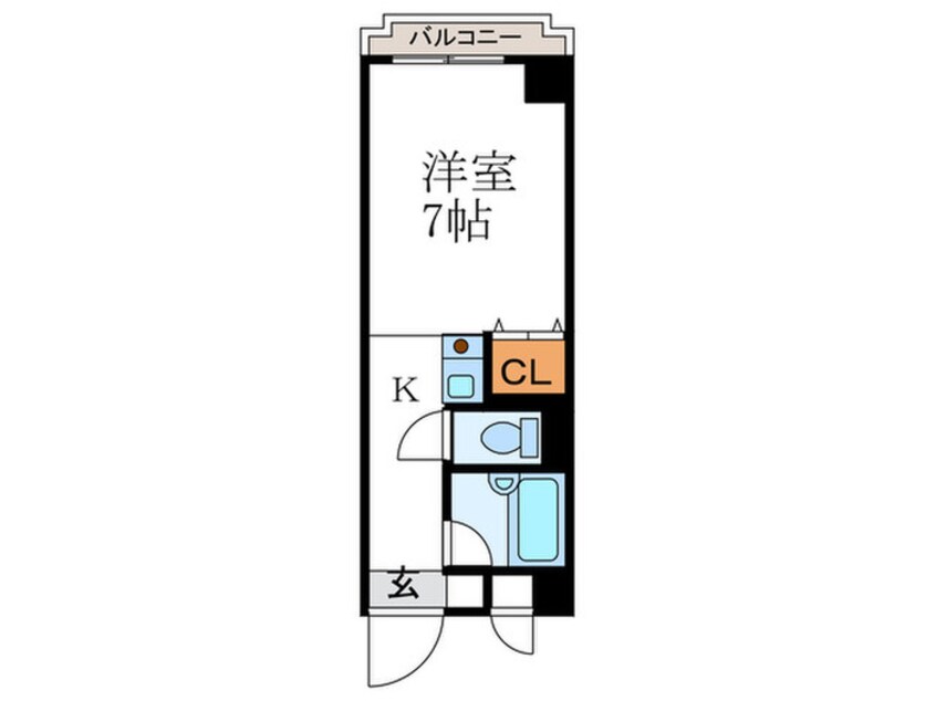 間取図 リヴァク鴨川