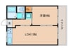 甲子園ファイブ 1LDKの間取り