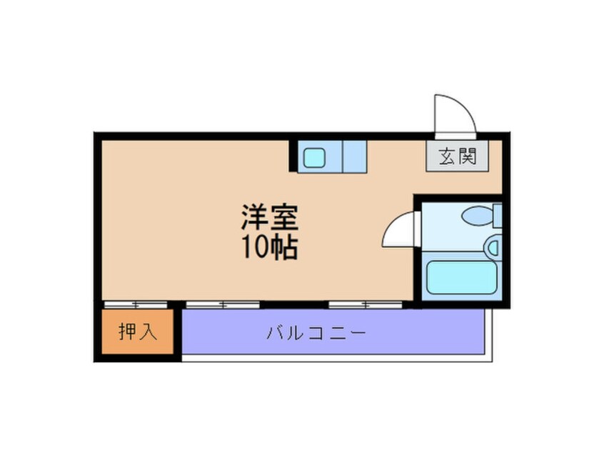 間取図 コ－ポ福島Ⅰ