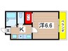 フラッツ７ 1Kの間取り