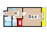 フラッツ７ 1Kの間取り