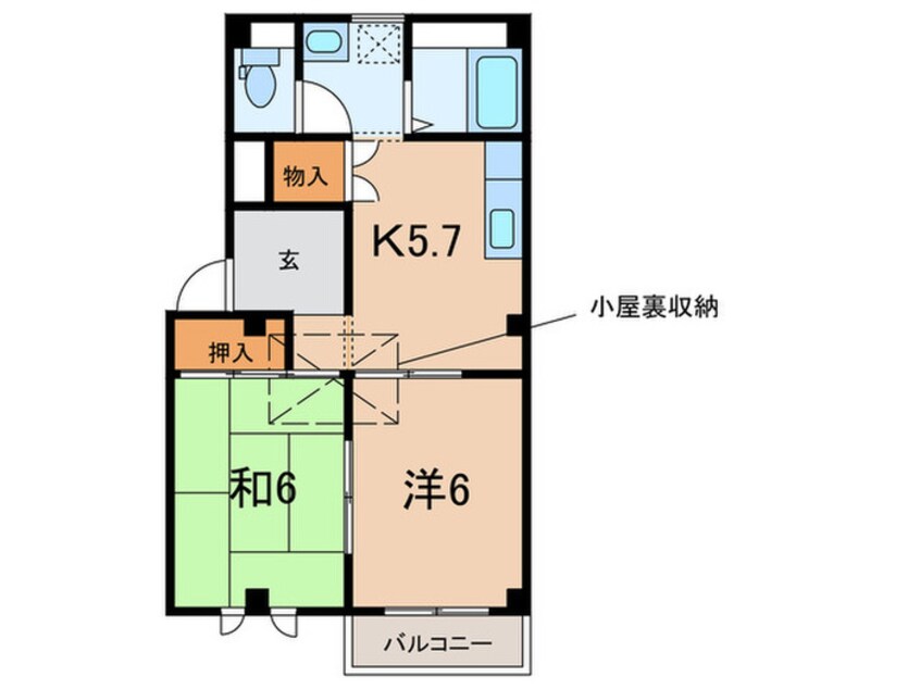 間取図 ローレルハイツⅠ