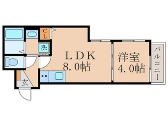 間取図 フラッツ六地蔵