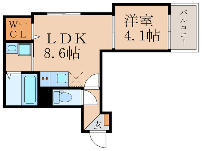 間取図 フラッツ六地蔵
