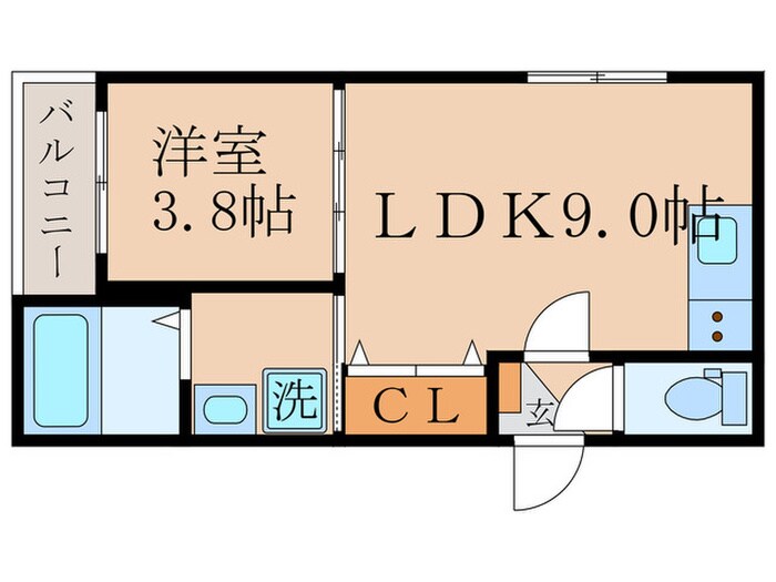 間取り図 フラッツ六地蔵