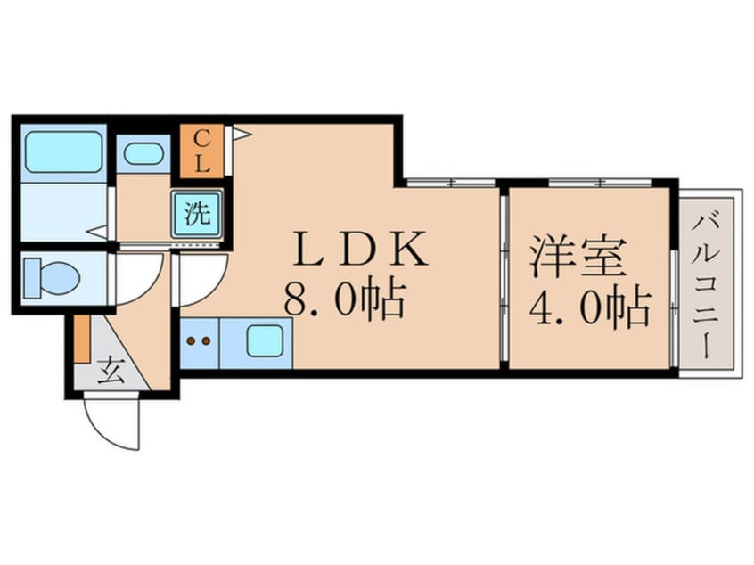 間取図 フラッツ六地蔵