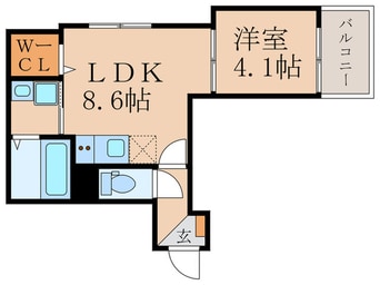 間取図 フラッツ六地蔵