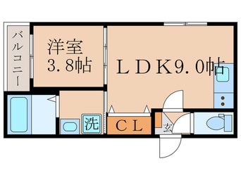 間取図 フラッツ六地蔵