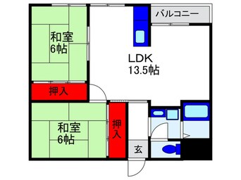 間取図 草野マンション22号館