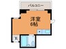 新橋ハイツ 1Rの間取り