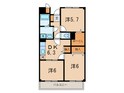 ソレア－ド北六甲の間取図