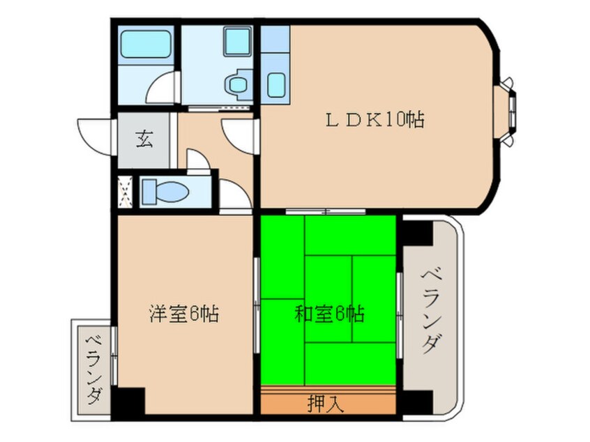 間取図 ルネ吉祥院