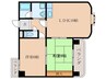 ルネ吉祥院 2LDKの間取り