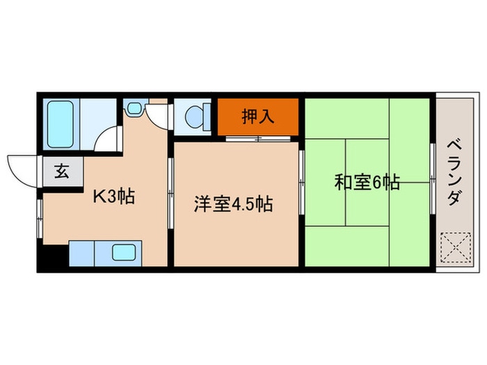 間取り図 大塚コーポ